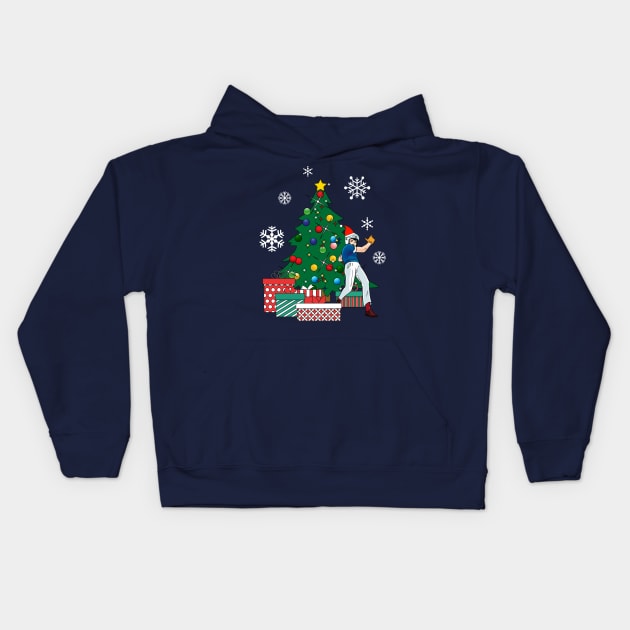 Speed Racer Around The Christmas Tree Kids Hoodie by Nova5